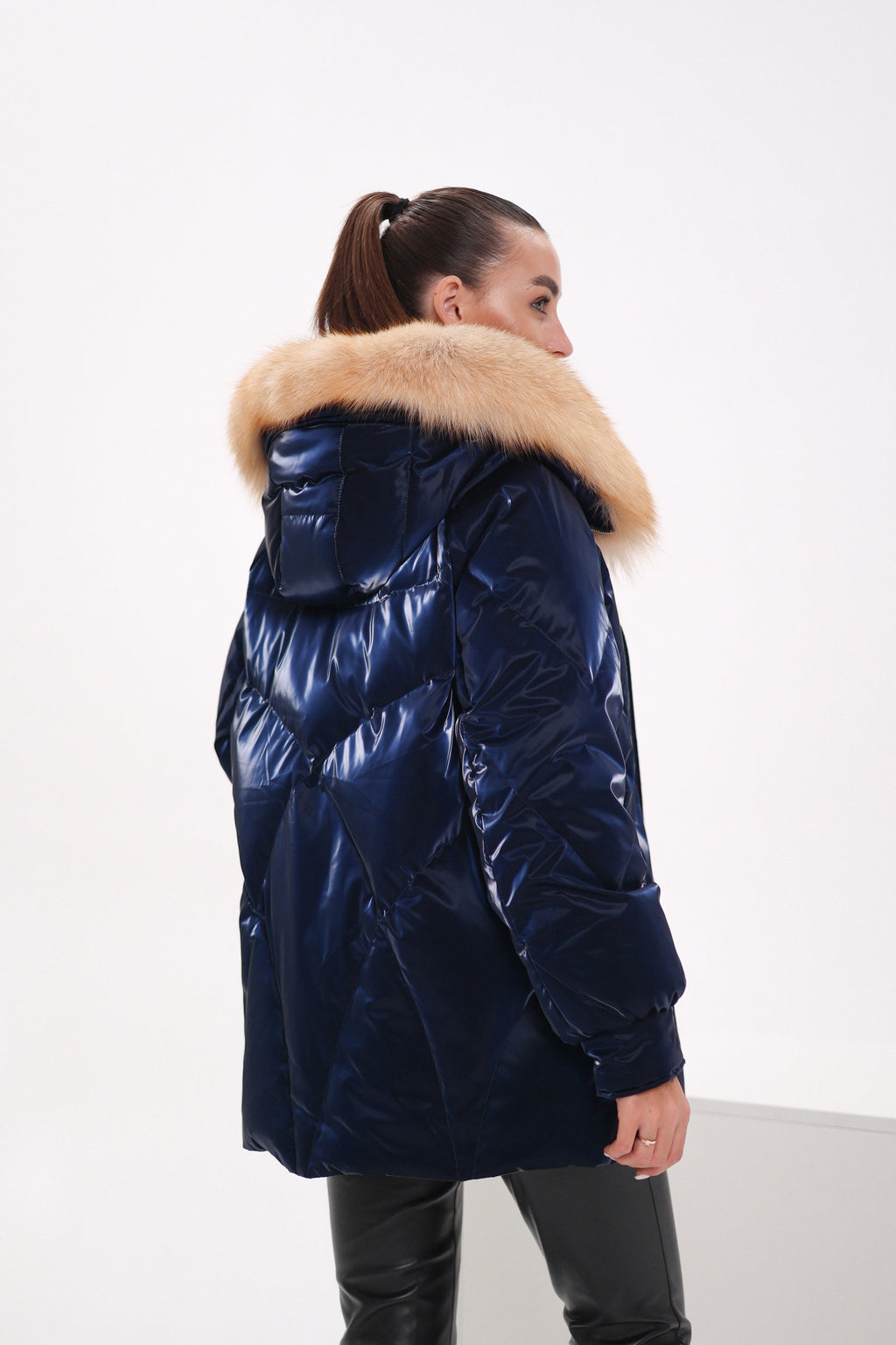 Genuine Red Fox Premium Down Fill Vinyl Parka