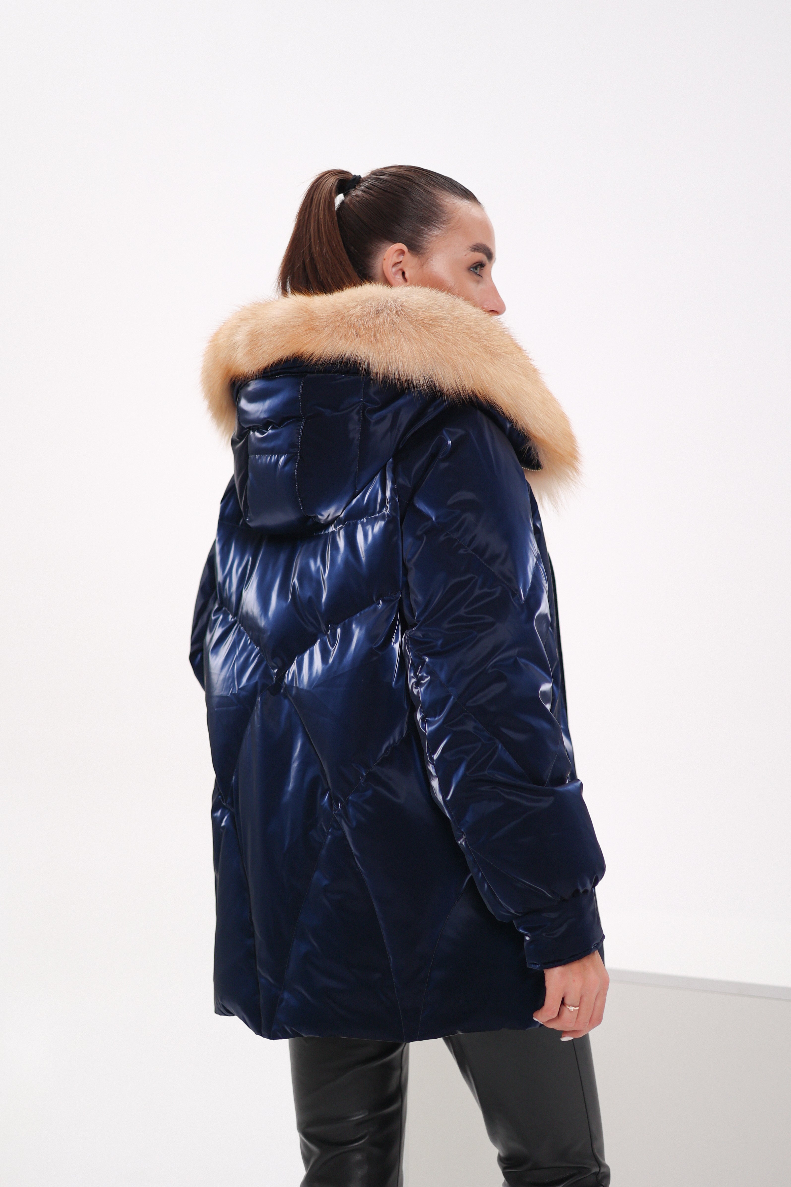 Genuine Red Fox Premium Down Fill Vinyl Parka