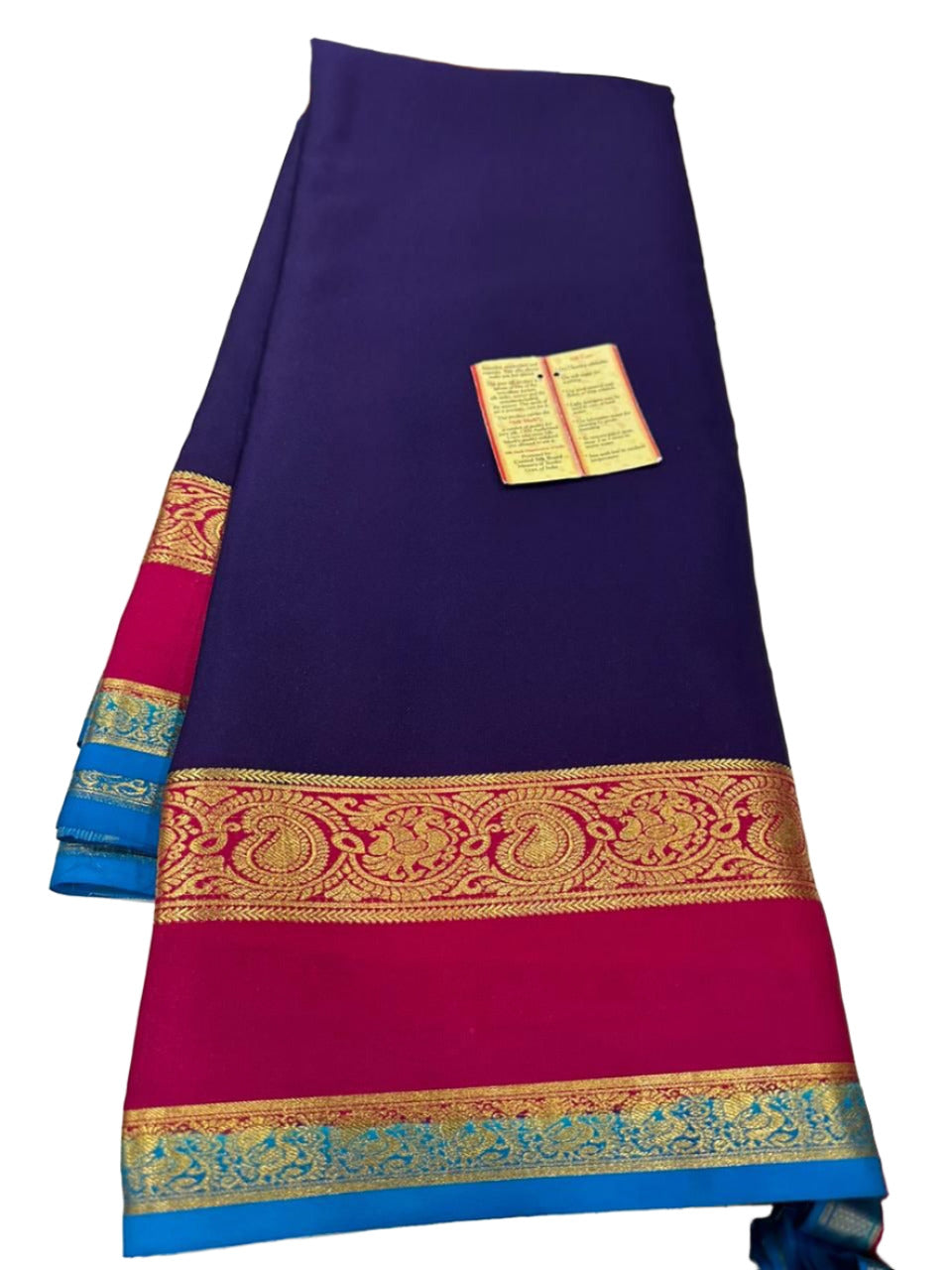 Beautiful Pure Mysoore Silk Indian Wedding Saree