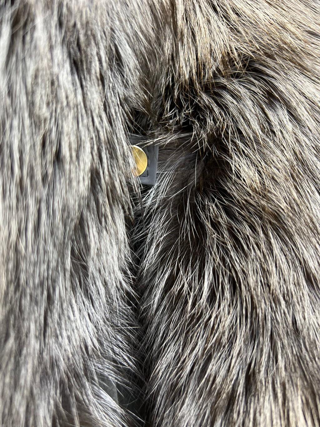 Genuine Silver Fox Fully Lined Hood Rabbit Insulated Parka