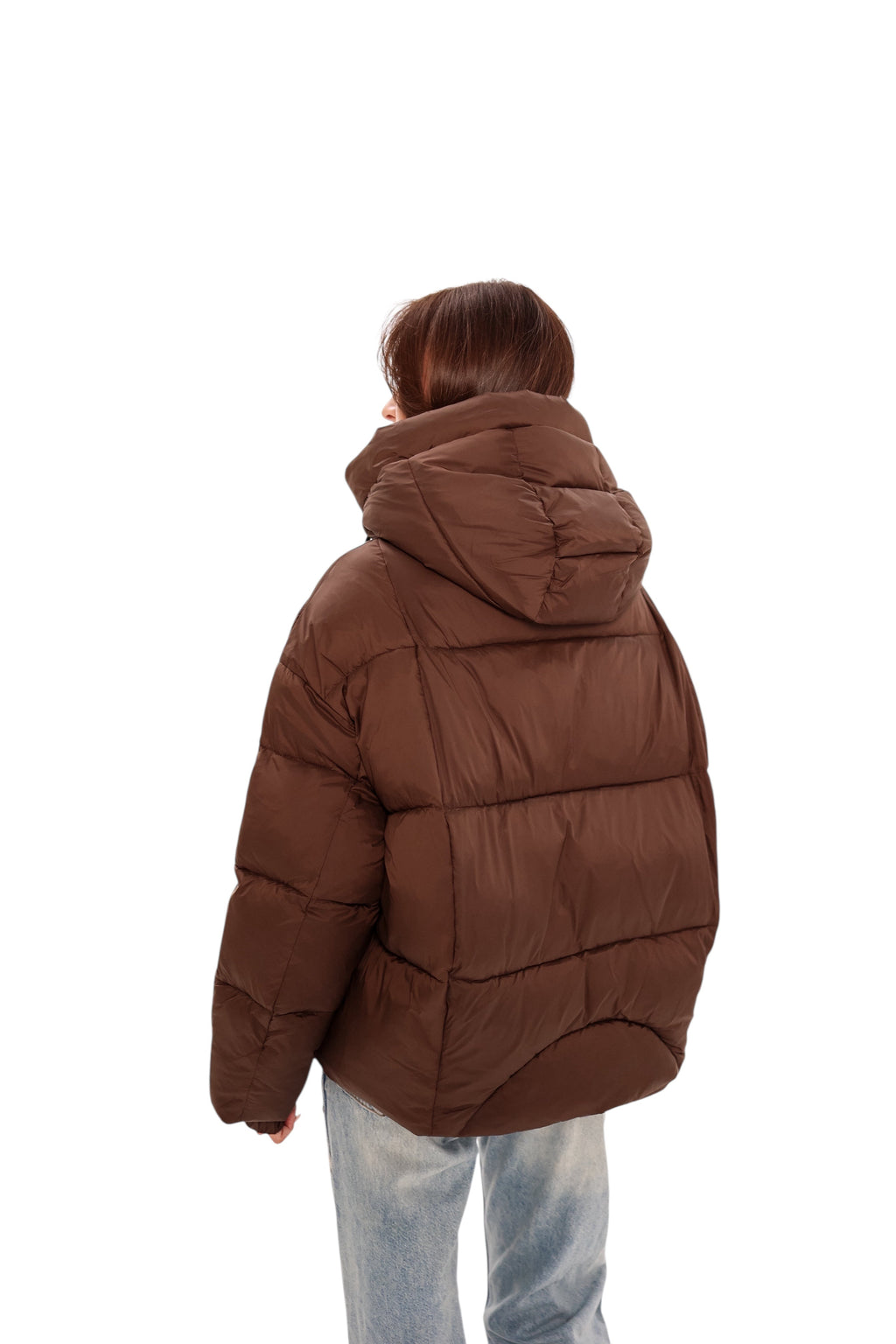 Dark Chocolate Insulated Bio-Down Jacket