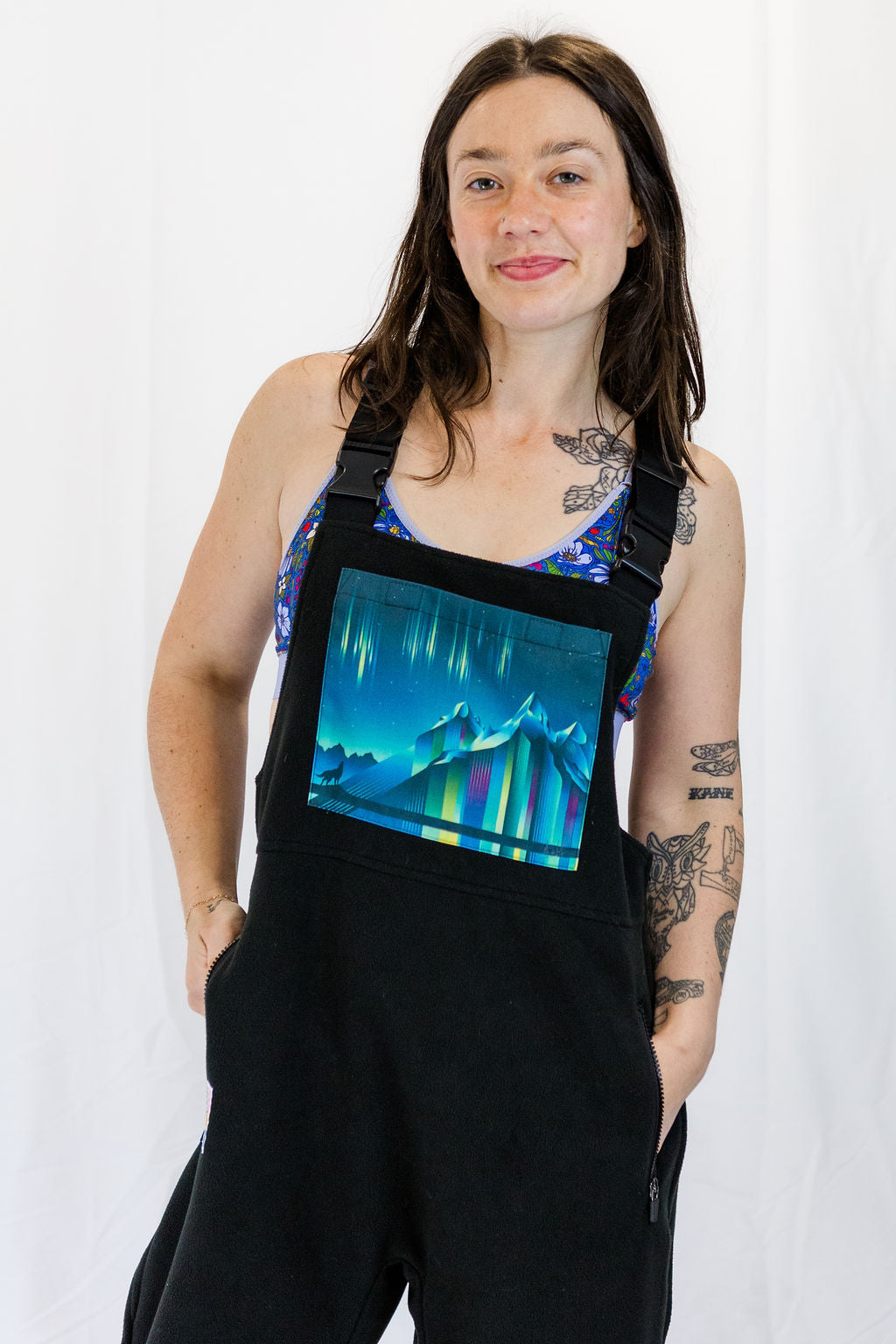 Free Spirit Fleece Overalls