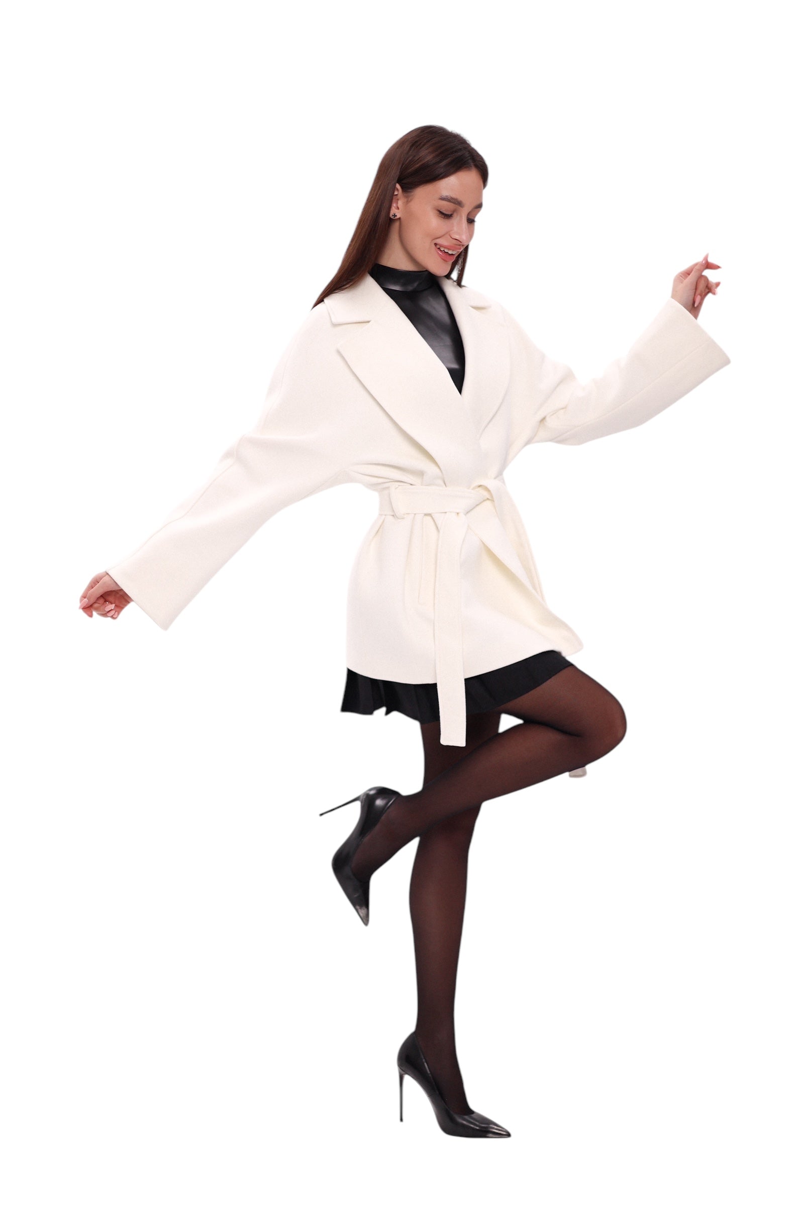 Astoria Midi Cashmere Wool Blend Coat