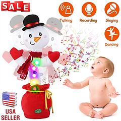 Electric Dancing Christmas Snowman Toy