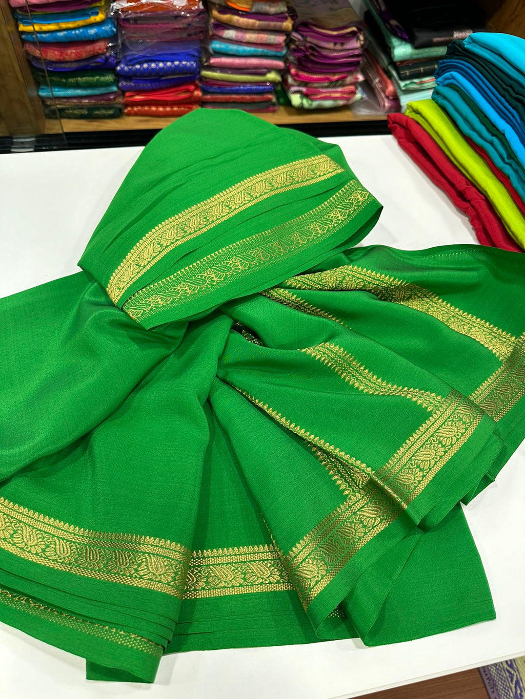 Attractive Pure Mysoore Silk Saree
