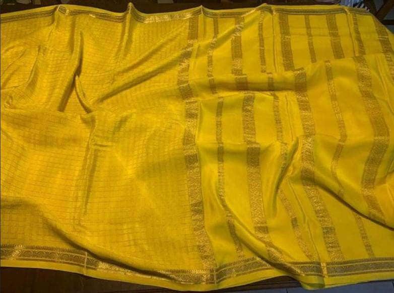 100Grm Thickness Pure South Silk Saree