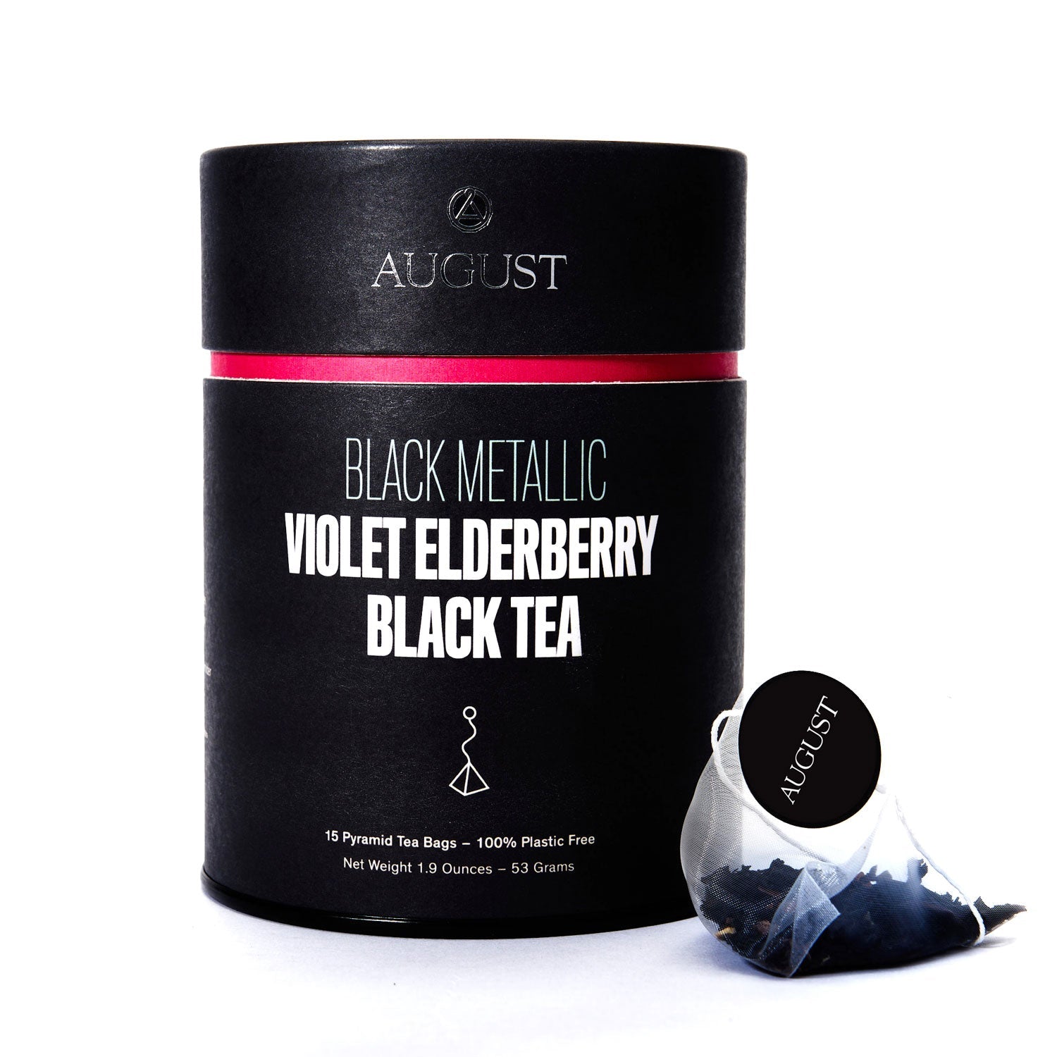 Black Metallic - Violet Elderberry Black Tea (15 Tea Bags)