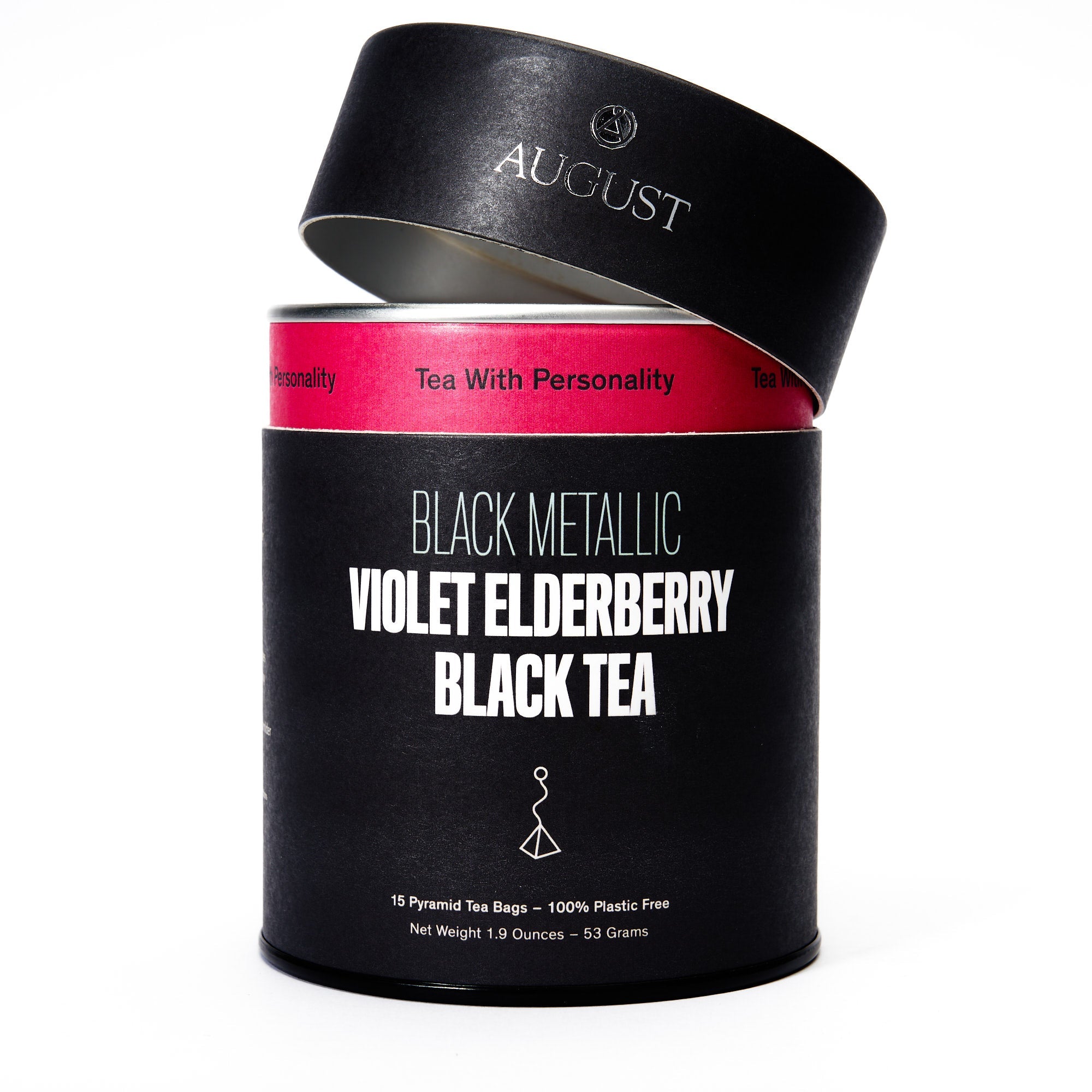Black Metallic - Violet Elderberry Black Tea (15 Tea Bags)