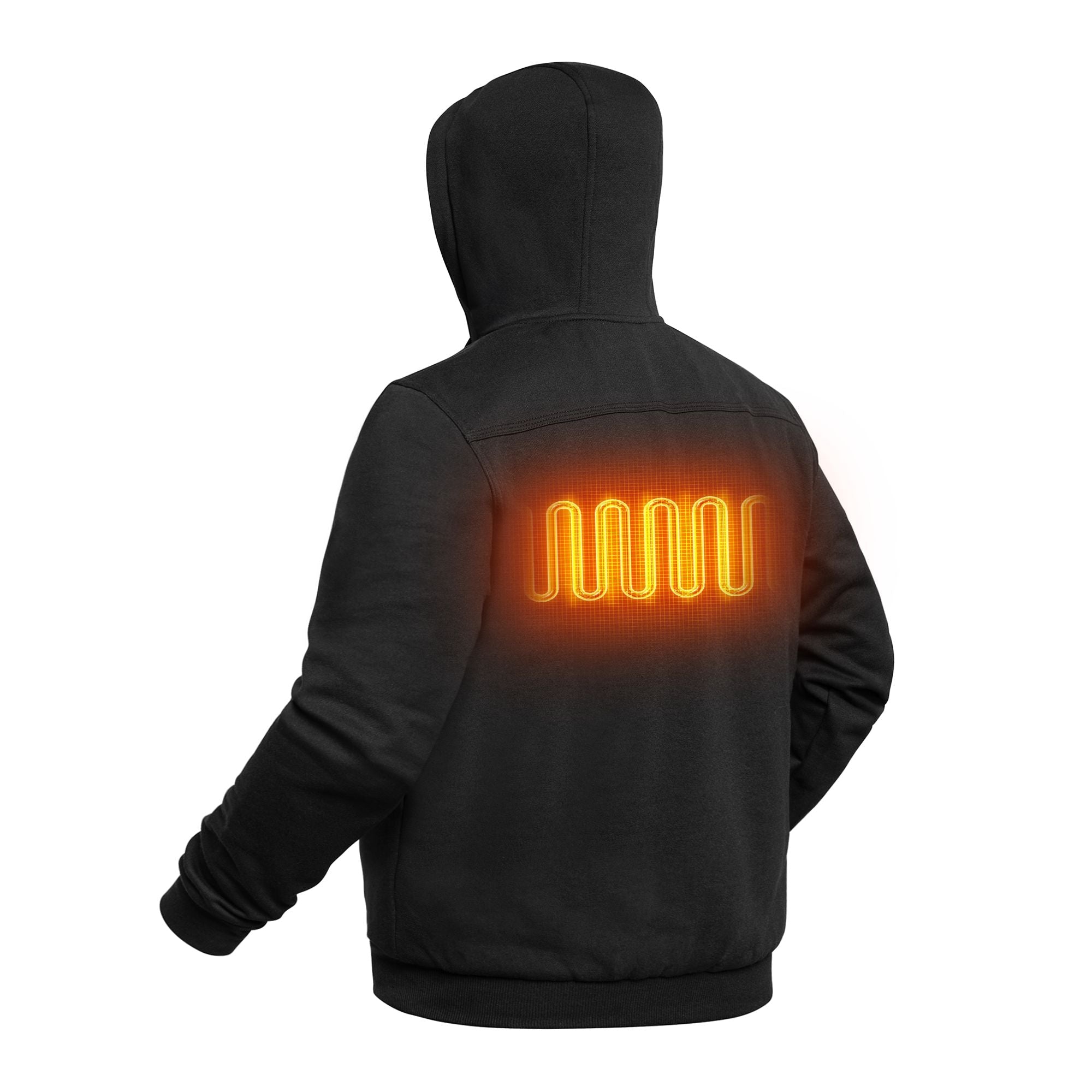 ANTARCTICA GEAR Heated Hoodie Sweater for Men with 12V 20000mAh Battery Pack