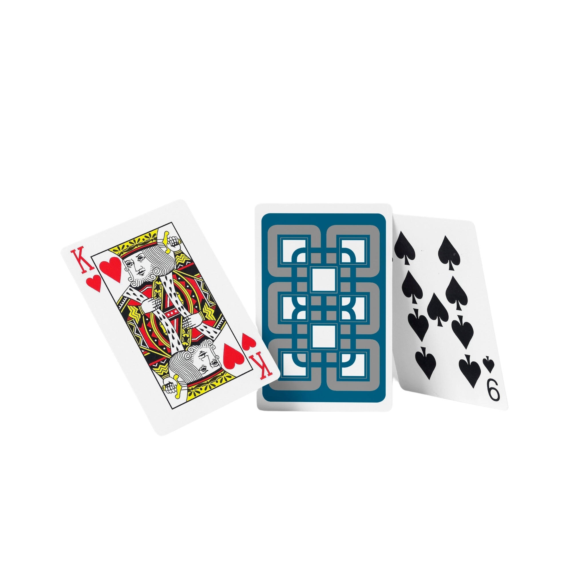 All-Plastic Baron Bridge Playing Card (Slightly Larger Index) - Boxed Double Deck