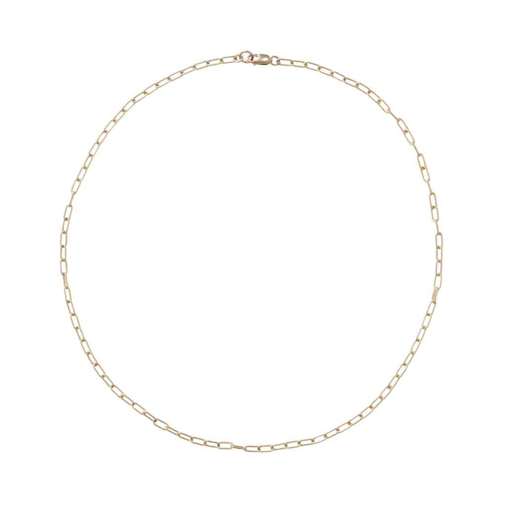 Bold Paperclip Chain Necklace