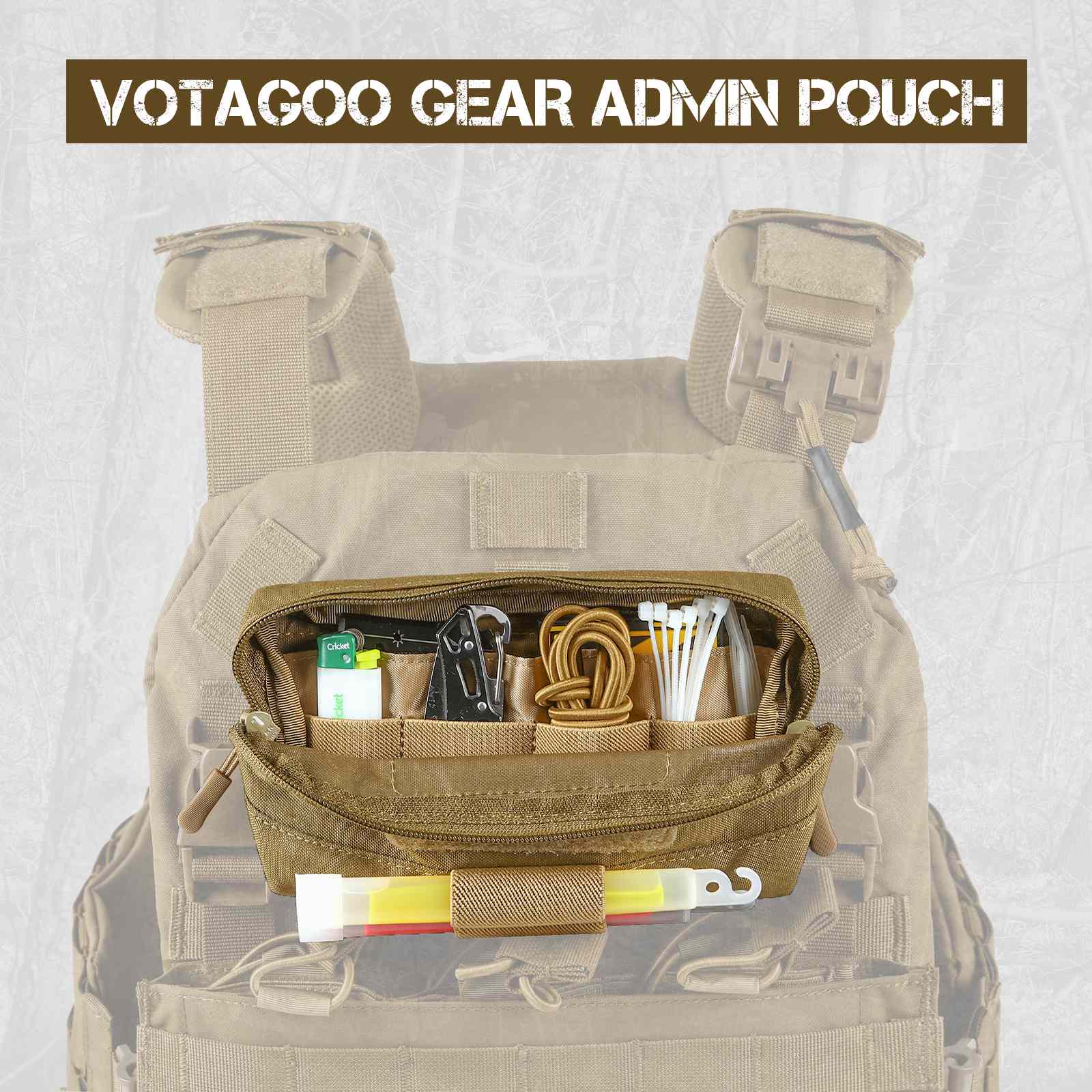 Votagoo Tactical Molle Admin Pouch