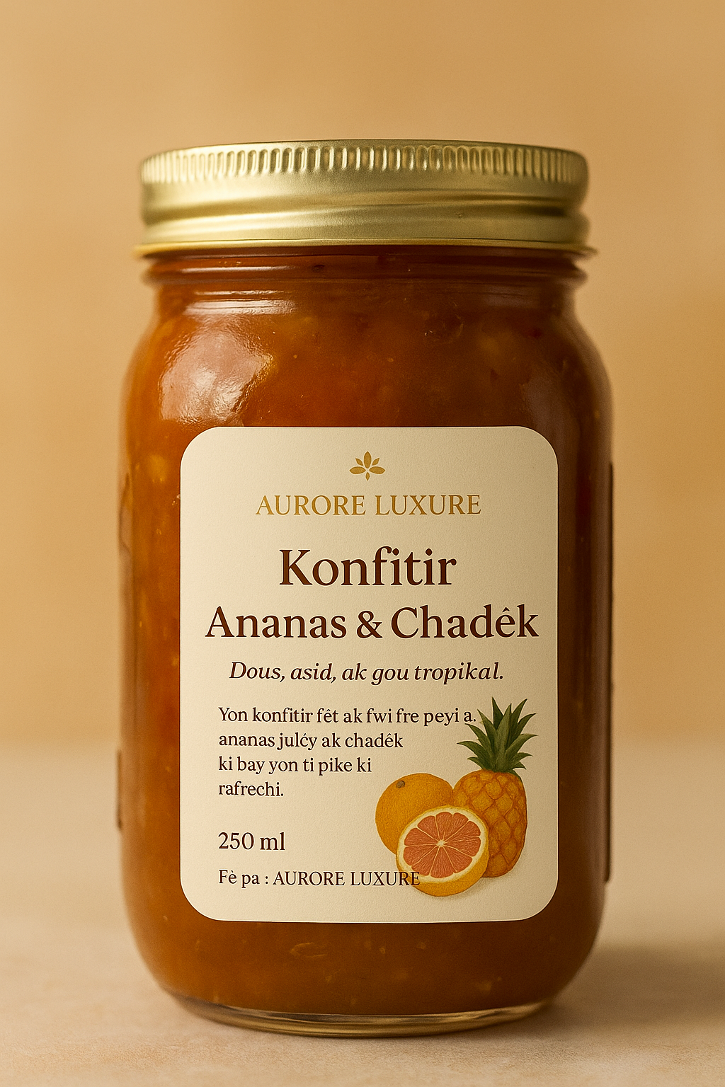 Konfitir Ananas & Chadèk - AURORE LUXURE
