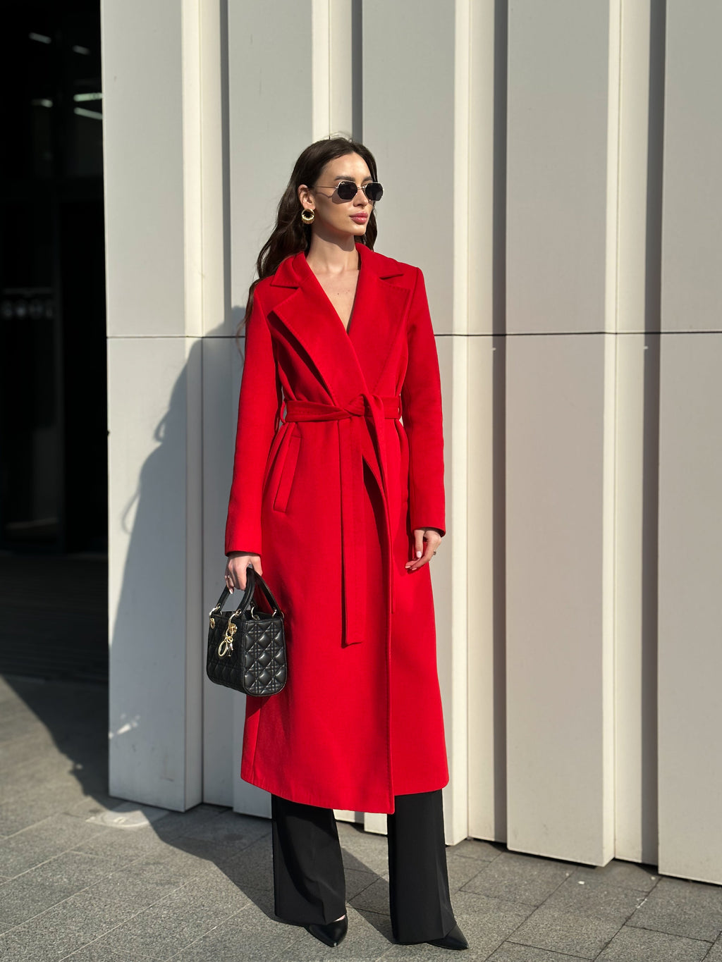 Astoria Classic Wraparound Wool Blend Overcoat