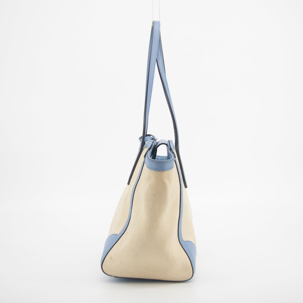 Gucci Beige x Brown Canvas Swing Tote - #1837