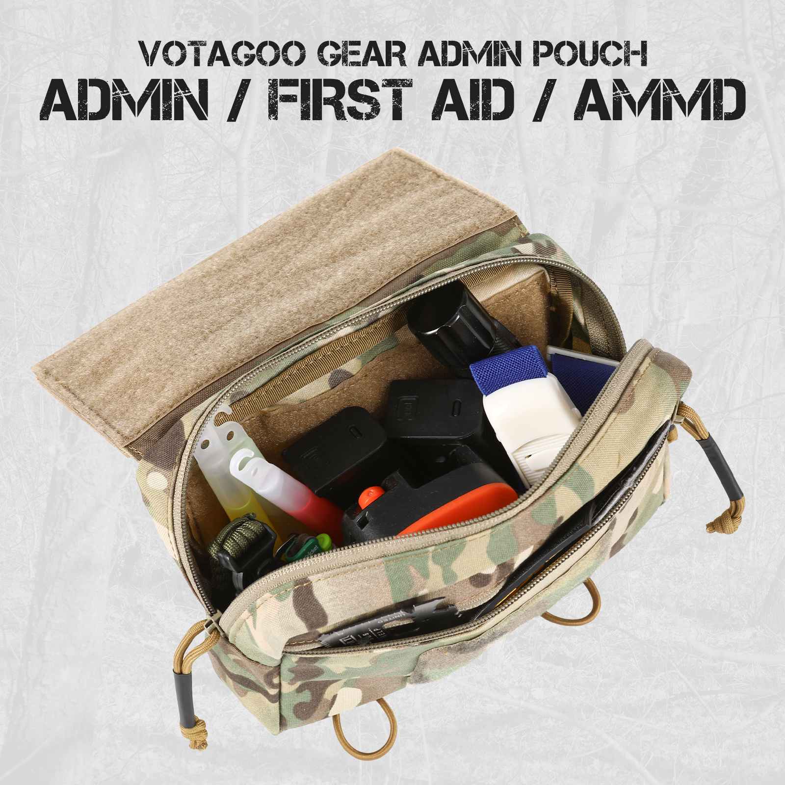 Votagoo Tactical Admin Drop Pouch Molle Dangler Pouches