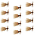 Hornberg Special Trout and Bass Streamer or Dry Fly - 12 Flies - Hook Size 12