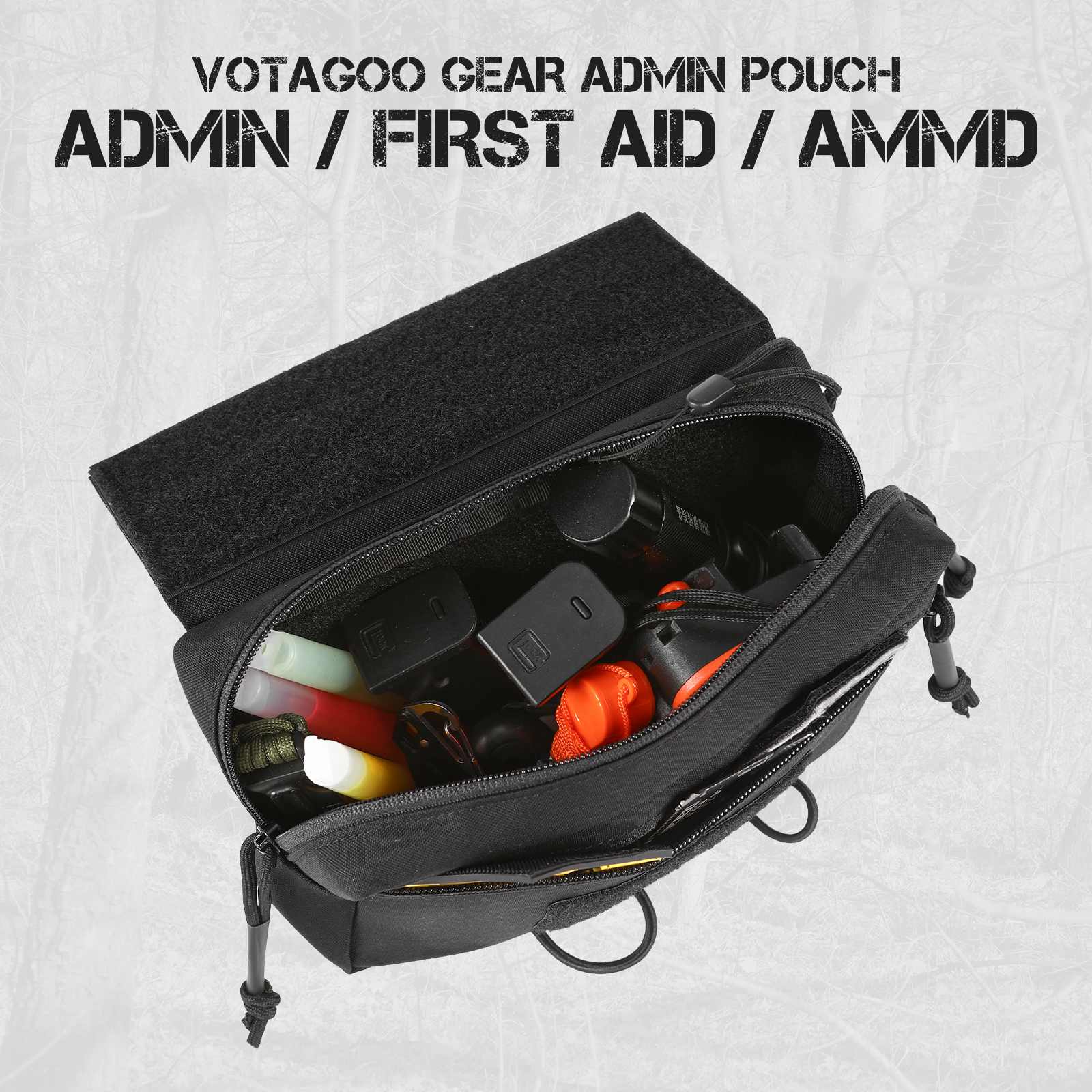 Votagoo Tactical Admin Drop Pouch Molle Dangler Pouches