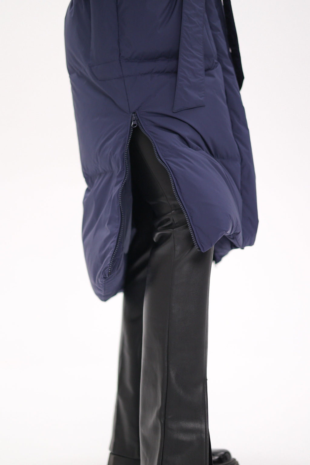 Genuine Silver Fox Down Fill Coat