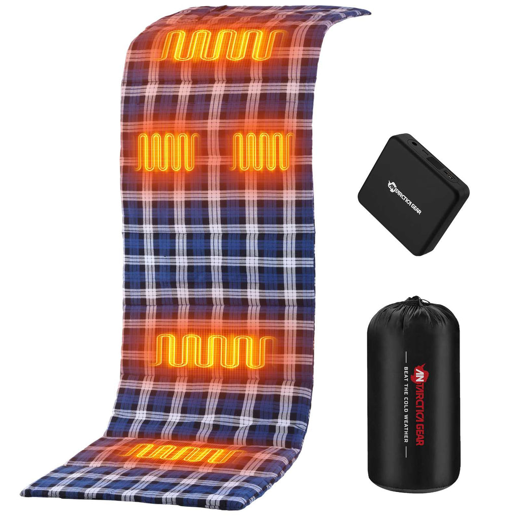 ANTARCTICA GEAR Heated Sleeping Bag Liner,Battery Heated Pad, Electirc Sleeping Bag