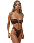 Rinabe Bandeau Bikini Set - Sexy Swimwear