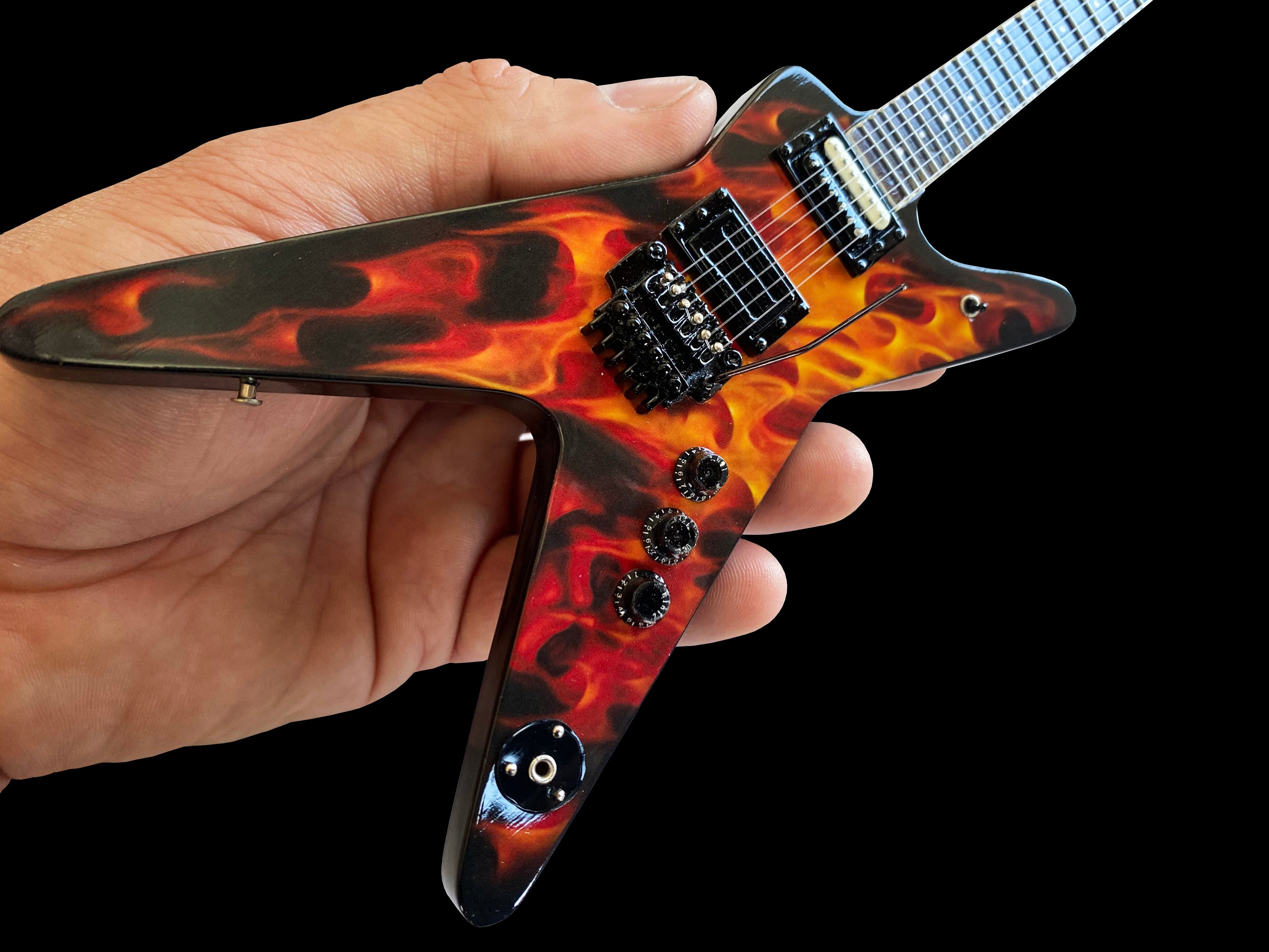 Dean Dimebag Dime O Flame ML Mini Guitar - Officially Licensed