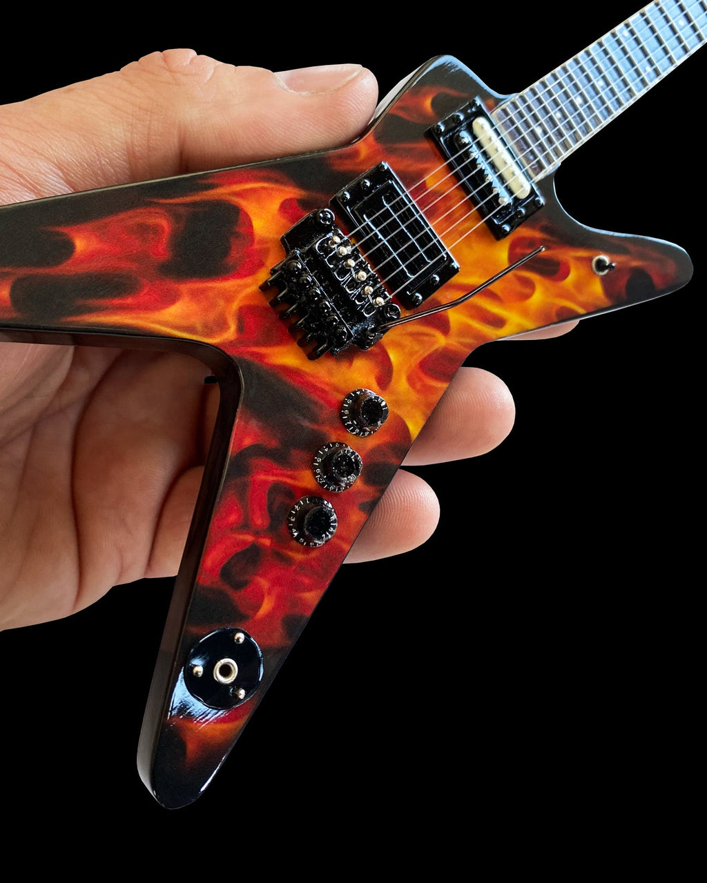 Dean Dimebag Dime O Flame ML Mini Guitar - Officially Licensed