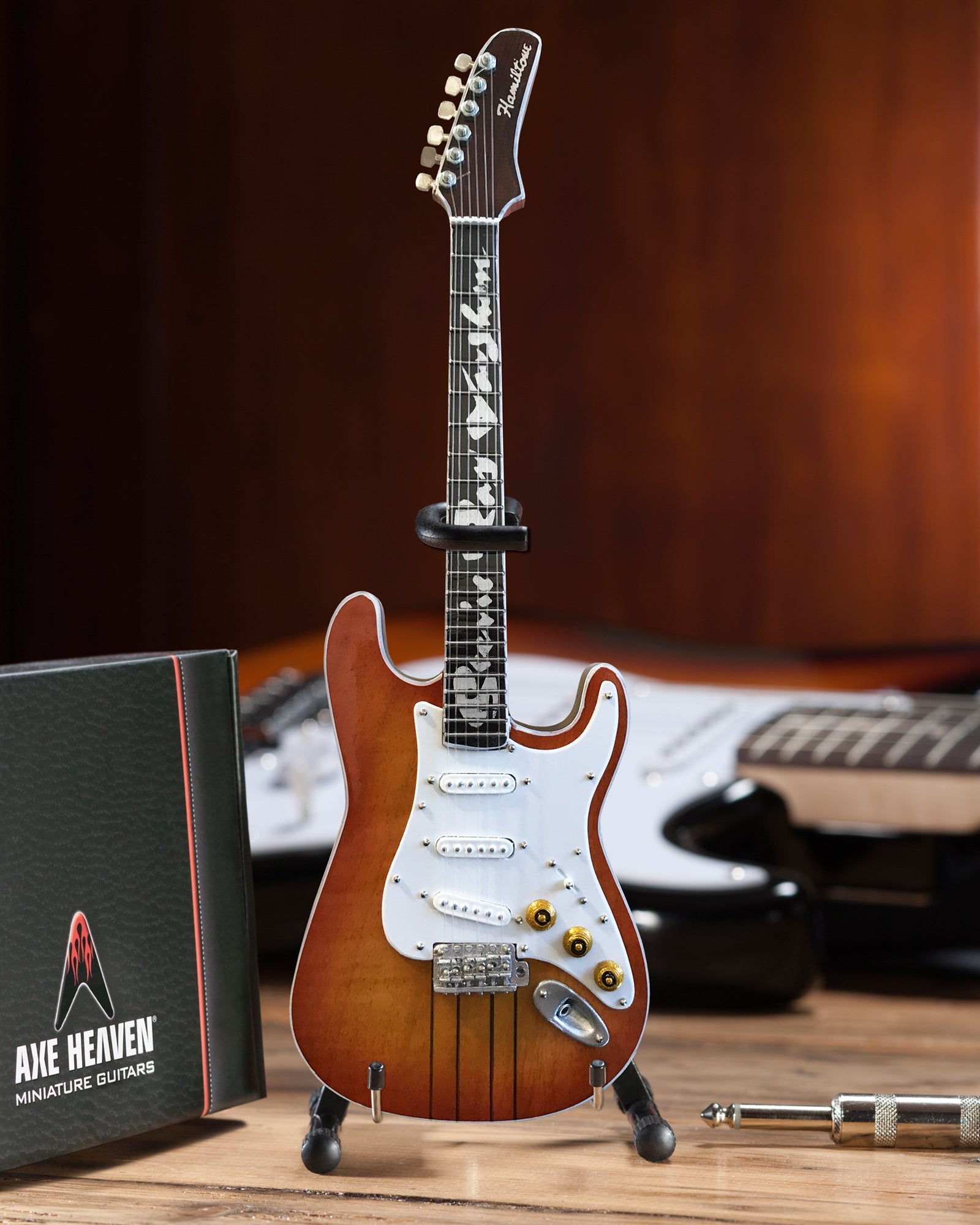 Stevie Ray Vaughan Signature Hamiltone Miniature Guitar Replica