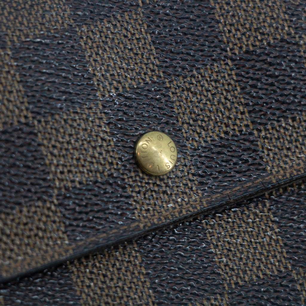 Louis Vuitton Damier Ebene Canvas International Long Wallet #2167