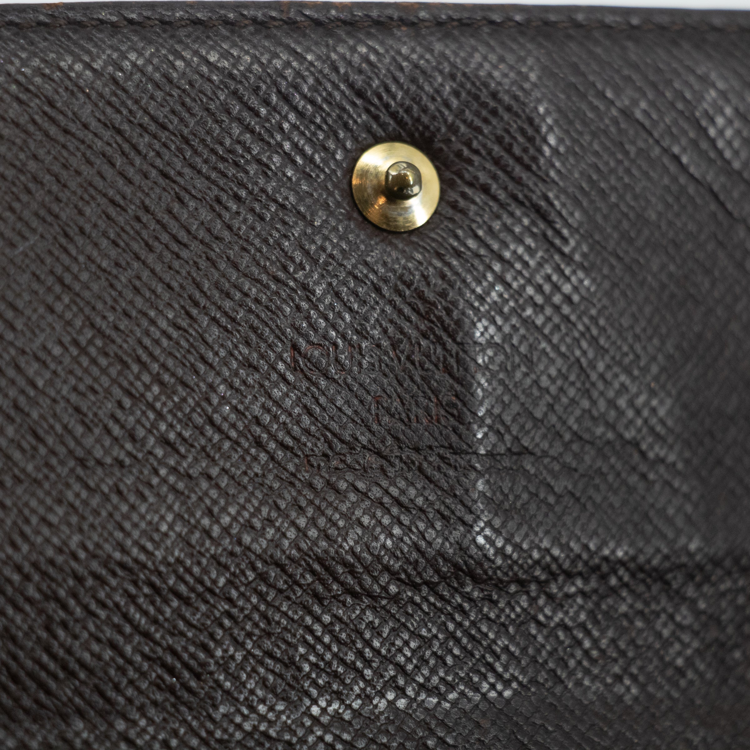 Louis Vuitton Damier Ebene Canvas International Long Wallet #2167