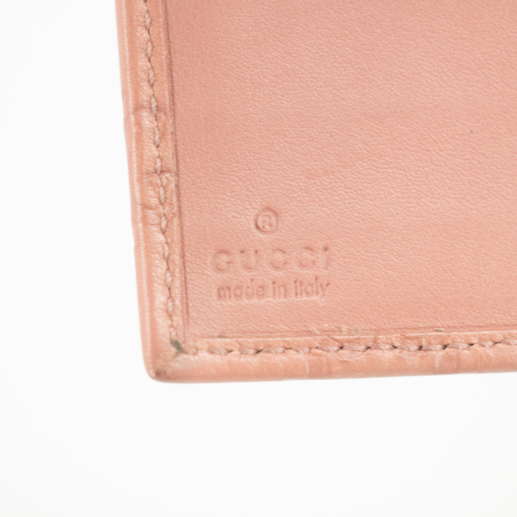 Gucci Pink Guccisima Leather 6-hole Planner  #2288