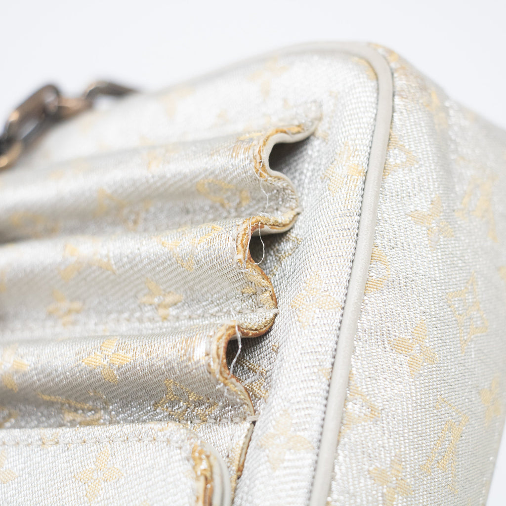 Louis Vuitton Silver Monogram Shine McKenna Shoulder Bag  #2408