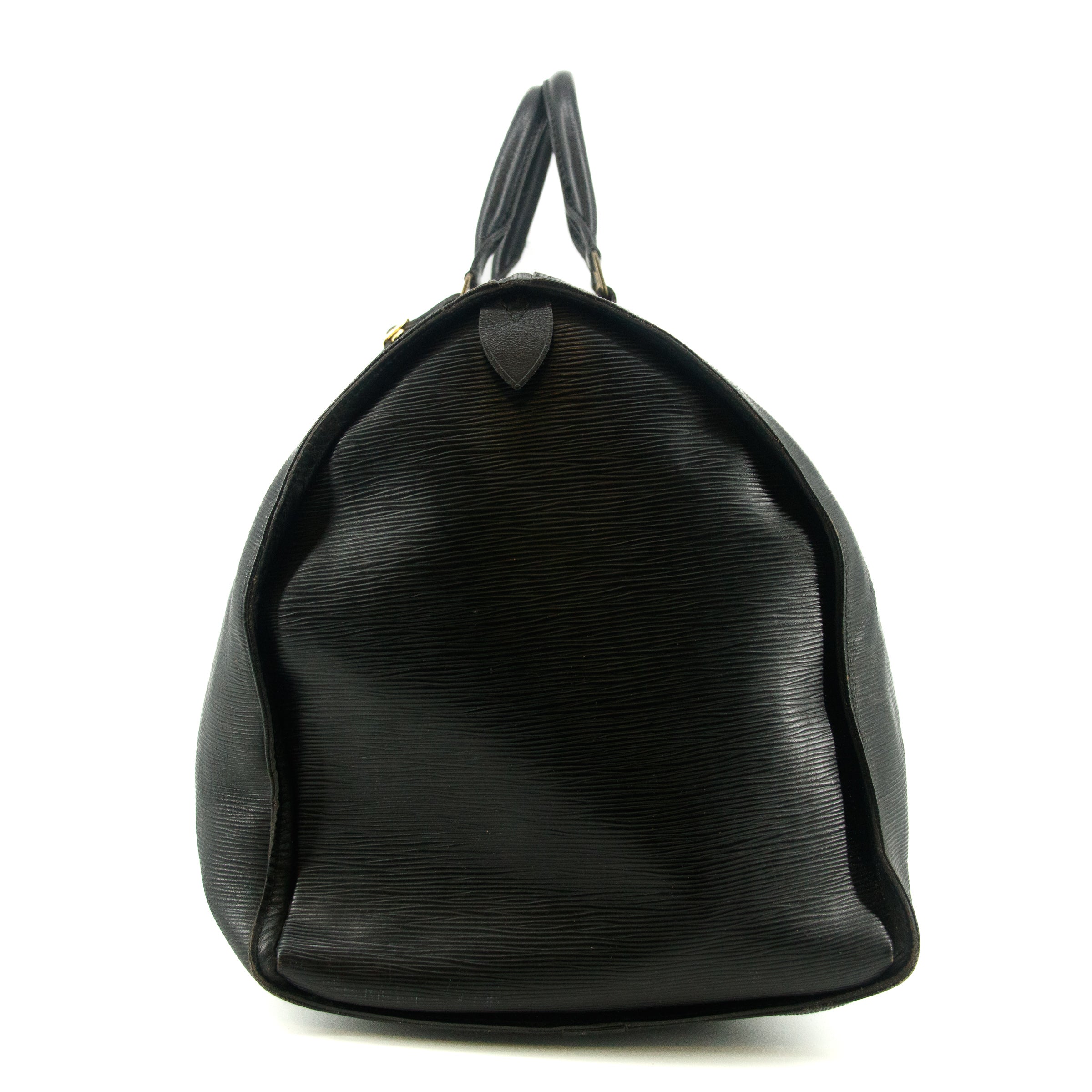 Louis Vuitton Black Epi Keepall 55 #2411