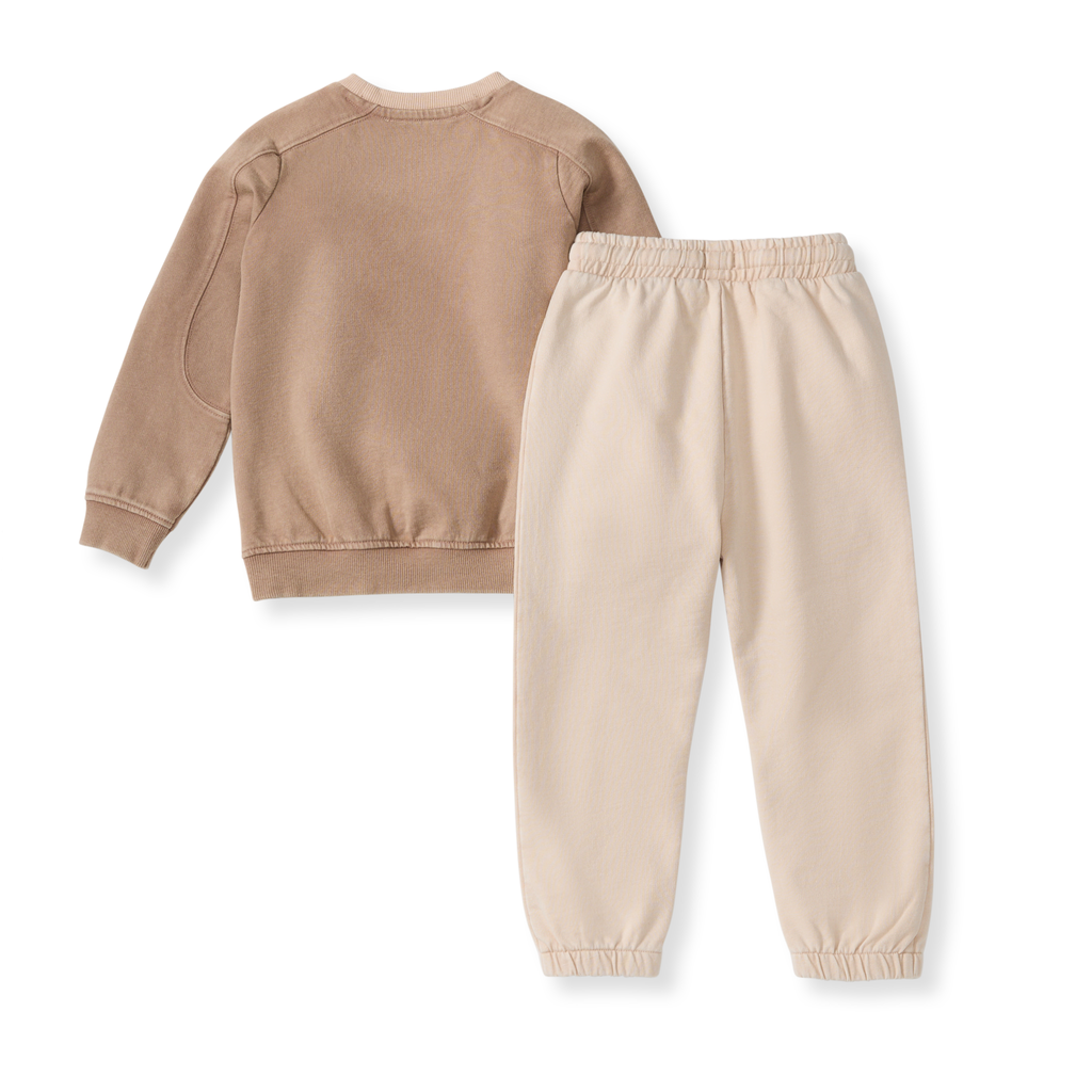Acid Wash Toddler Sweatshirt Set: