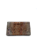 Ivy Clutch in Rainbow Desert Water Snake w/ Crystals