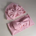 1Pc Solid Bow Decor Headband or Hat for Mom and Me