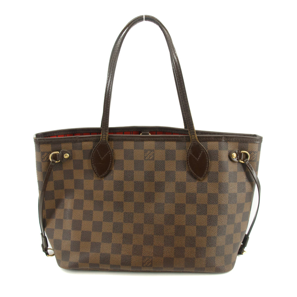 Louis Vuitton Damier Ebene Neverfull PM Tote Bag #2810