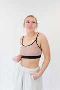 Dusty Blush Mesh Bra