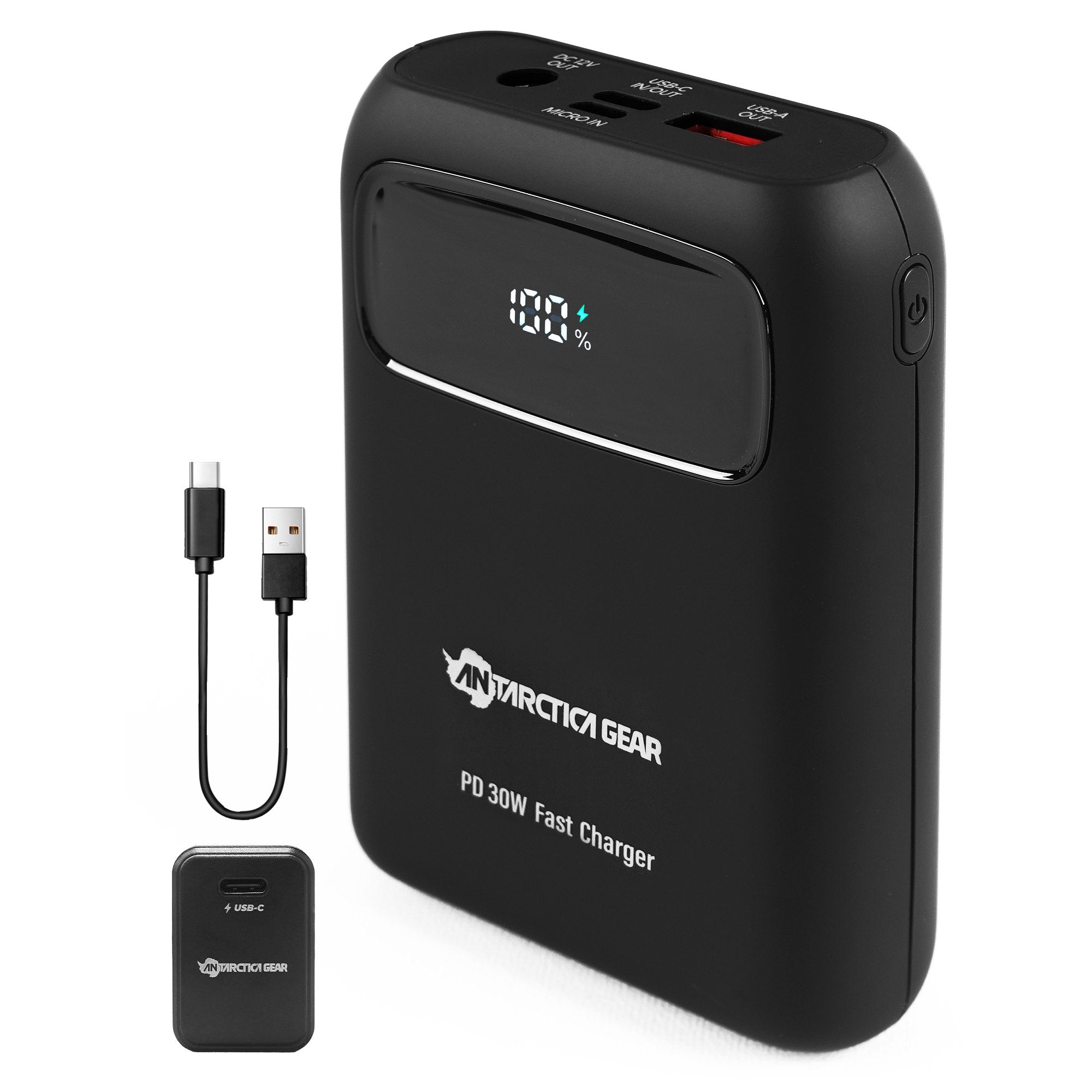 ANTARCTICA GEAR 15000mAh 12V Portable Battery, PD 30W and QC 4.0 Fast Charger Battery