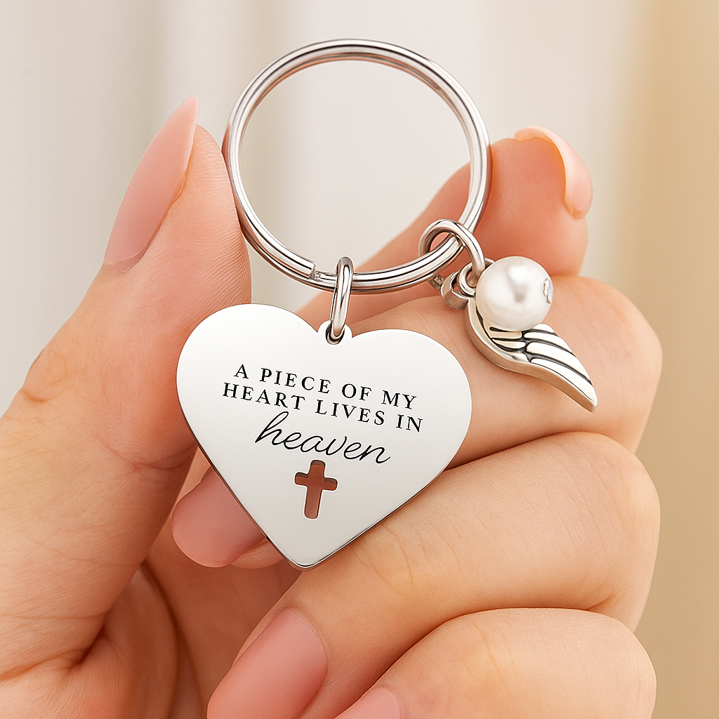 A Piece of My Heart Key Chain