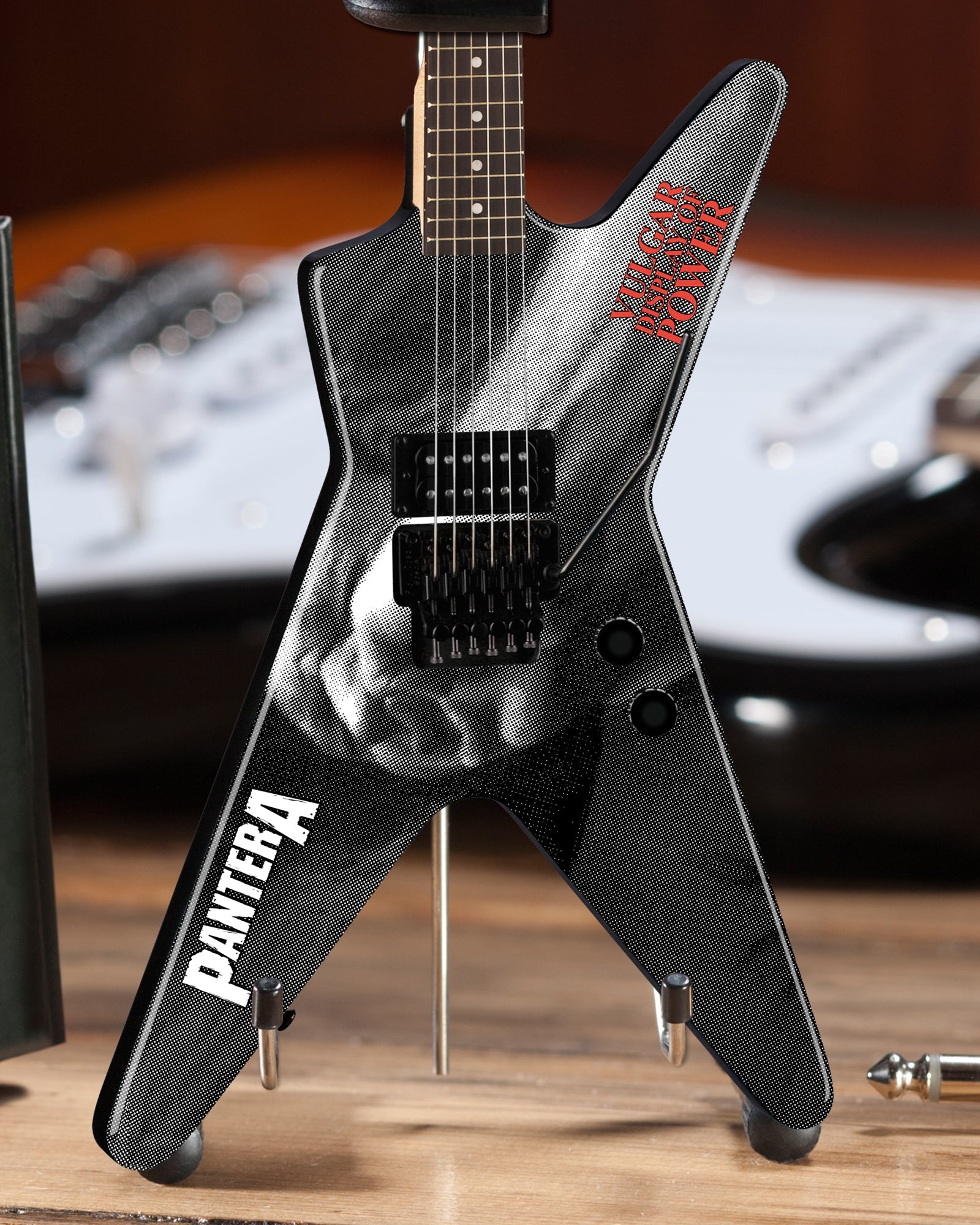 Set of 3 Handcrafted Dean Dimebag Signature Pantera ML Mini Guitar Models