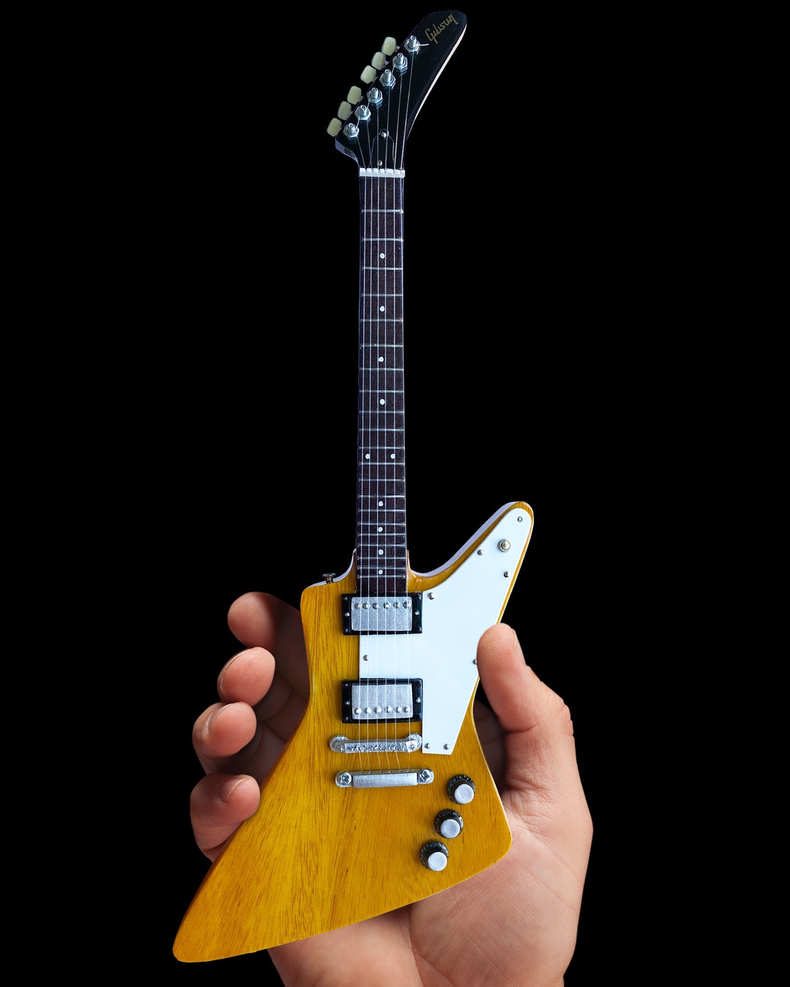 Gibson Korina Explorer 1:4 Scale Mini Guitar Model
