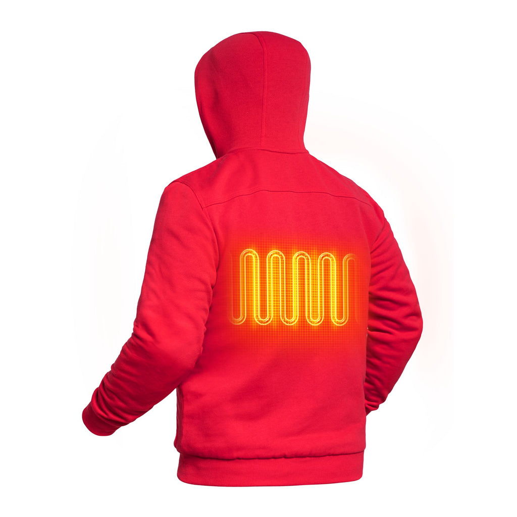 ANTARCTICA GEAR Heated Hoodie Sweater for Men with 12V 20000mAh Battery Pack