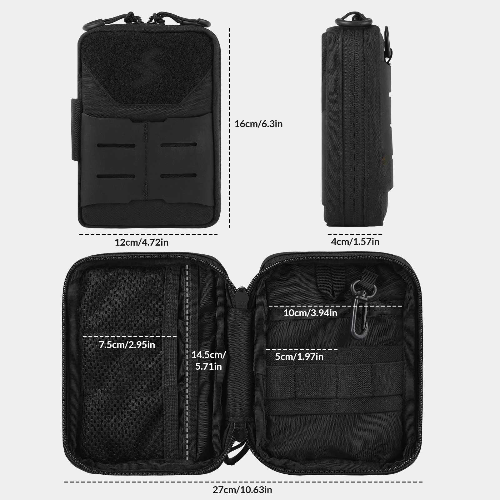 EDC Pouch Tool Pocket Organizer Molle Tool Pouch