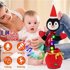 Electric Dancing Christmas Penguin Toy