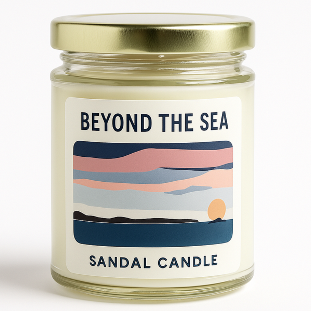 Beyond the Sea – Scented Candle, 9 oz Jar, Mahogany, Tobacco & Teakwood