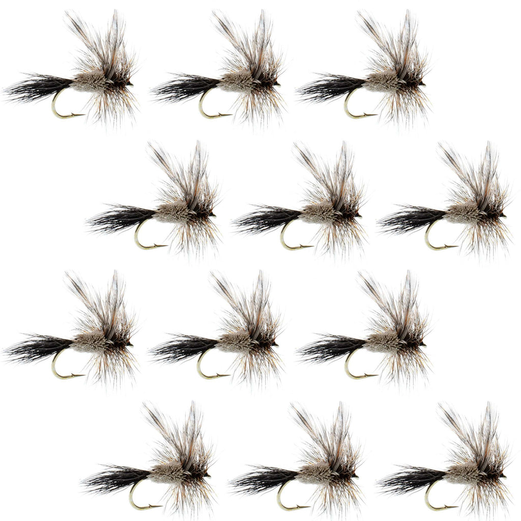 Adams Irresistible Classic Dry Fly - 1 Dozen Flies Hook Size 12