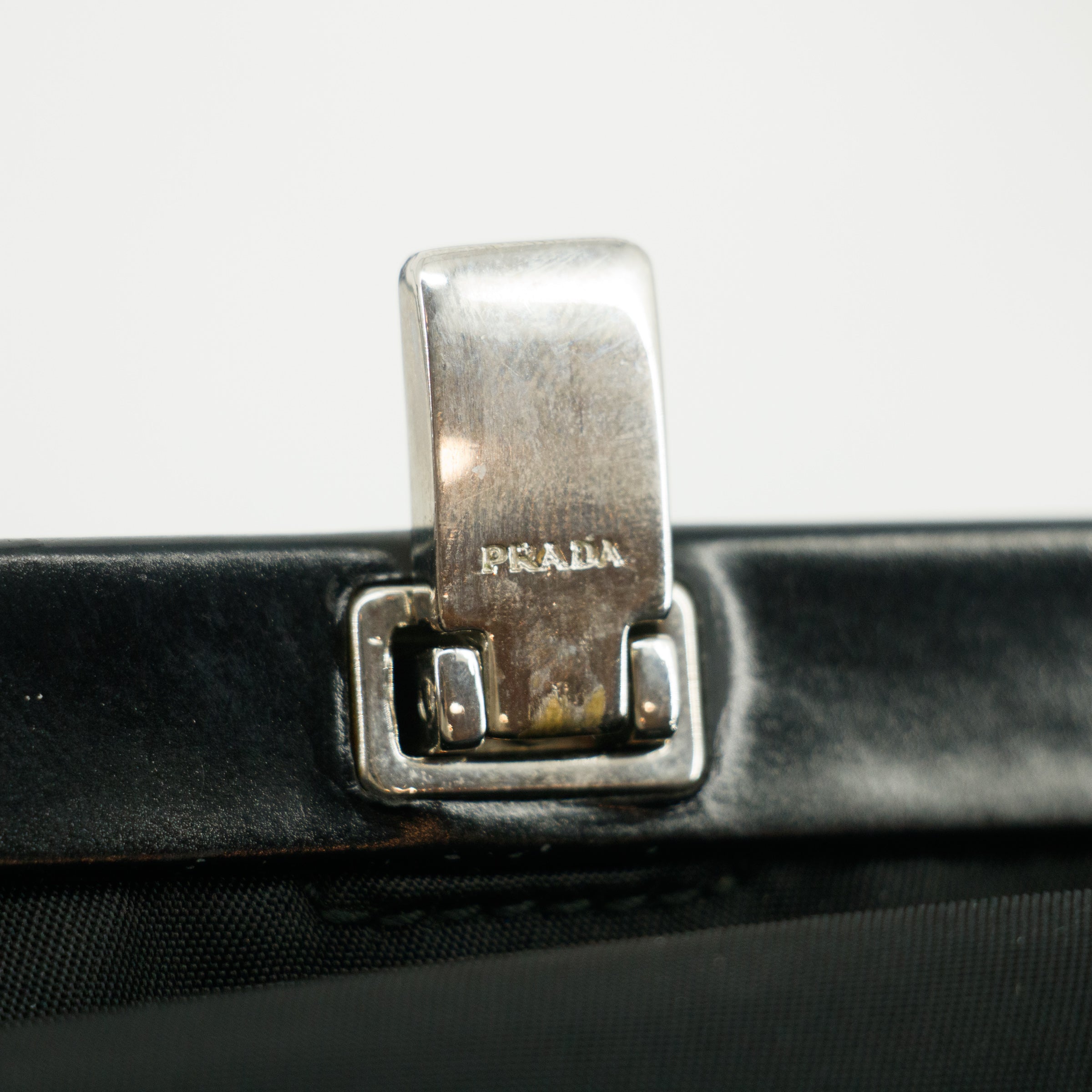 Prada Nylon Tessuto Black Shoulder Bag #3234