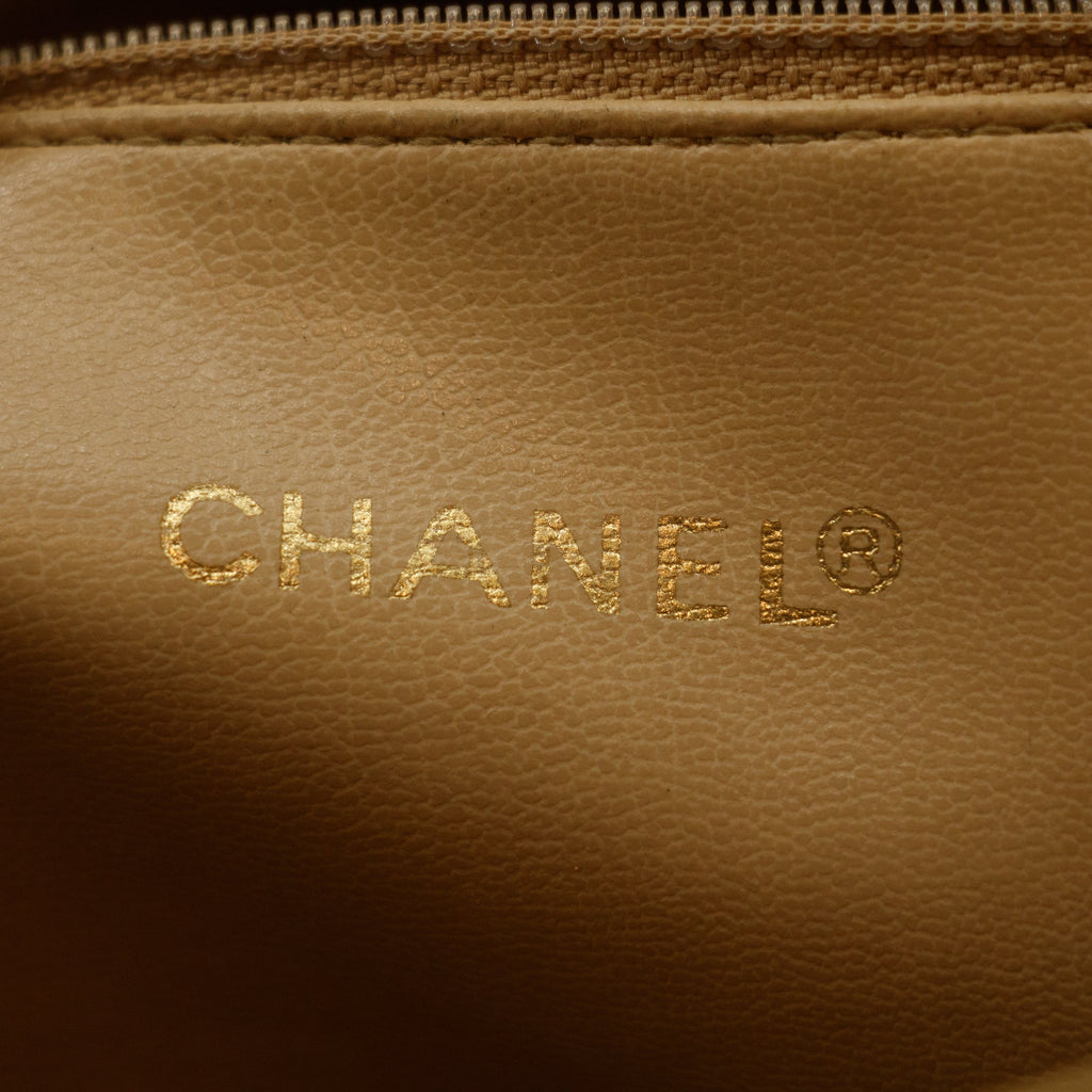Chanel Beige Timeless Matelasse Lambskin Shoulder Bag #3303