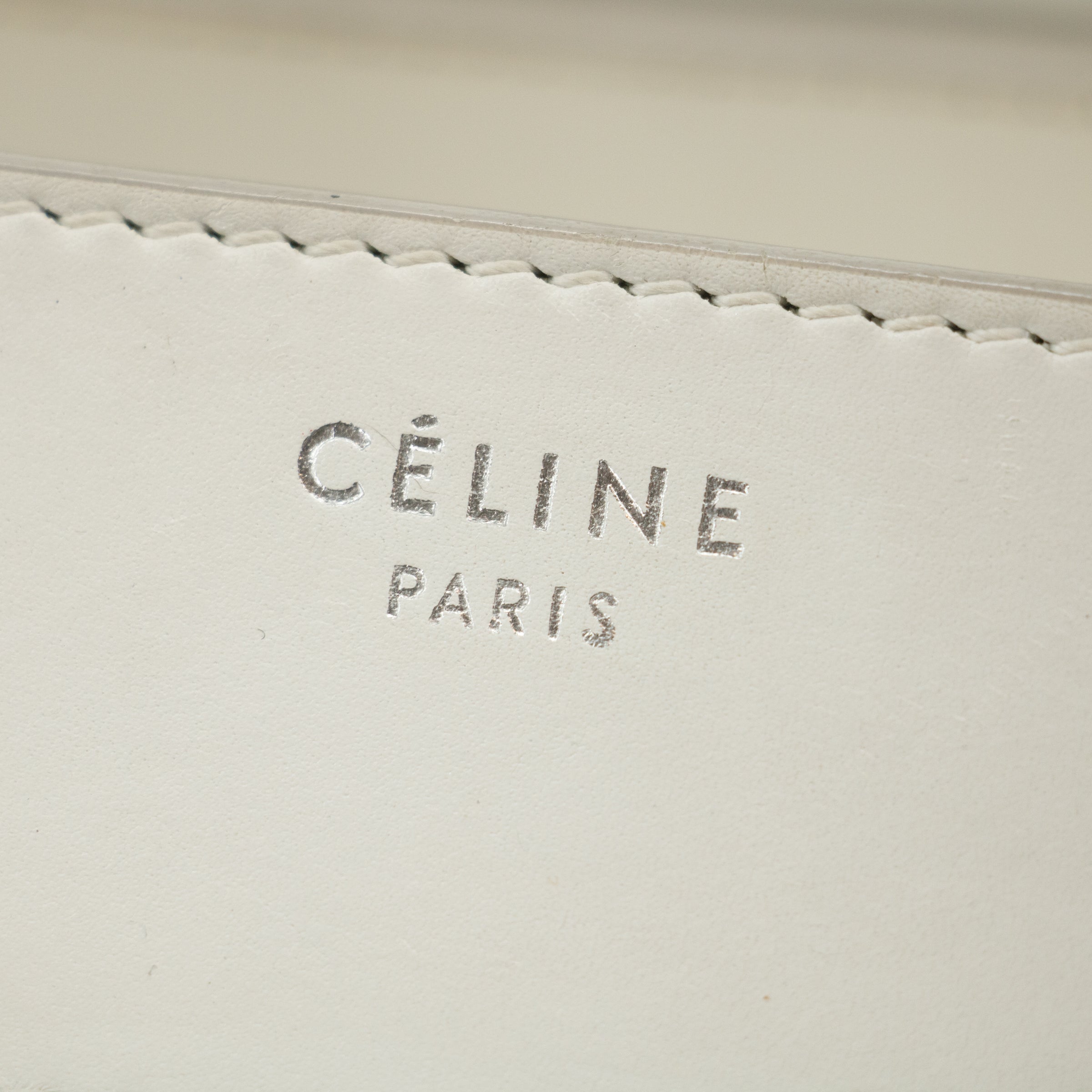 Celine Luggage Mini Shopper Leather Handbag Multicolor #3310